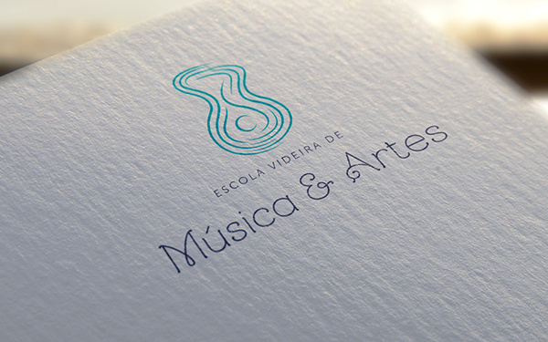 Escola Videira de Música e Artes | Identity on Behance #lines #churhc #branding #school #of #design #levileal #sound #music #logo #waves