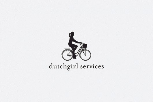 david taylor || design & illustration #logo #bike #silhouette #girl