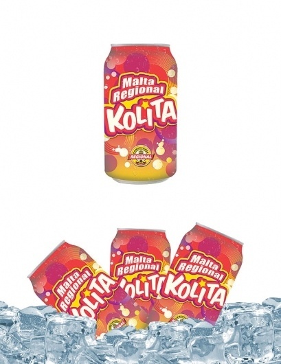 Malta Regional Colita on the Behance Network #malta #red #kolita #design #graphic #orange #product #identity #venezuela