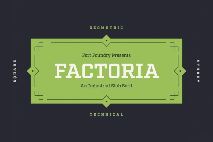 Factoria #lettering #script #type #geometrical #typography