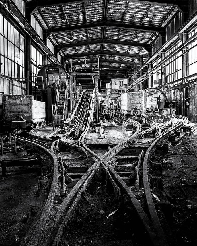 Black and White Photographs of Abandoned Places by Valerie Leroy