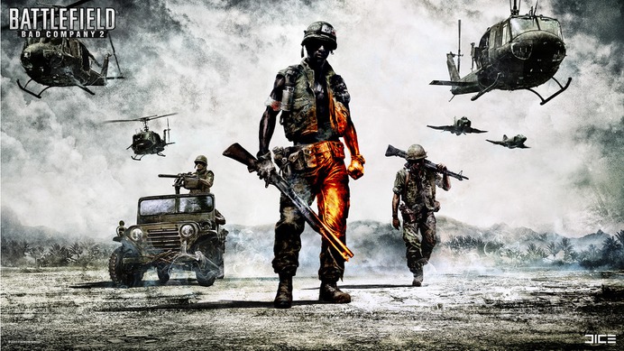 Battlefield Bad Company 2 Vietman Key Art