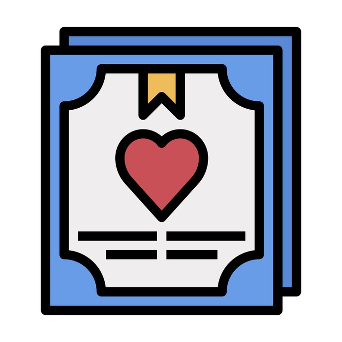 See more icon inspiration related to love and romance, files and folders, contract, agreement, sing, marriage, wedding, paper and pen on Flaticon.