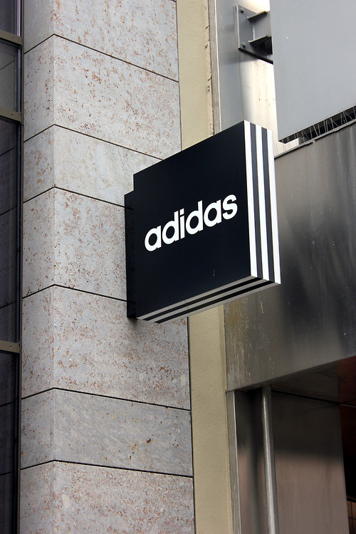 Adidas signage #signage #adidas #identity #wayfinding