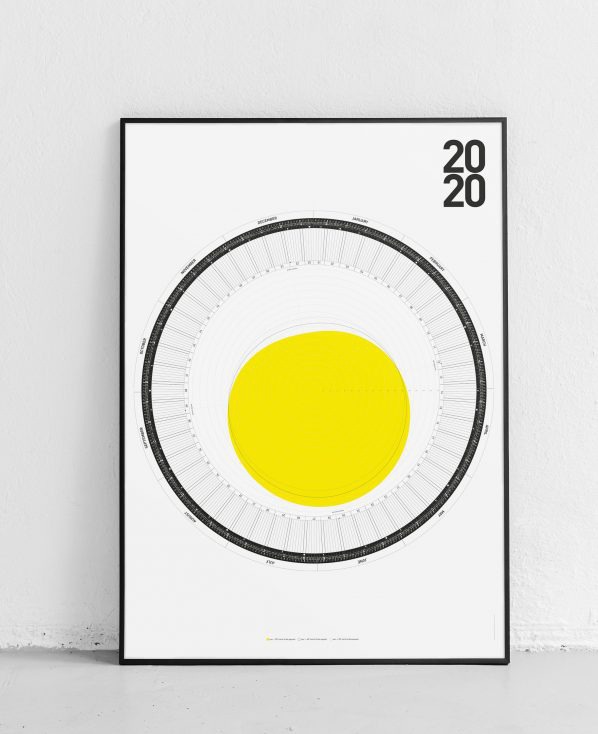 2020 wall calendar print 50N