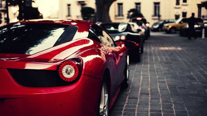 Red Ferrari