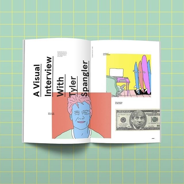 #TylerSpangler #print #layout #colorful #grid #magazine #mockup #publication