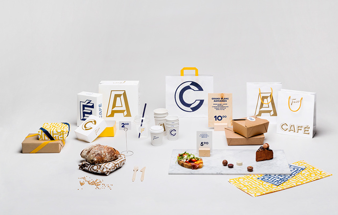 brand identity for the new Fazer Cafés