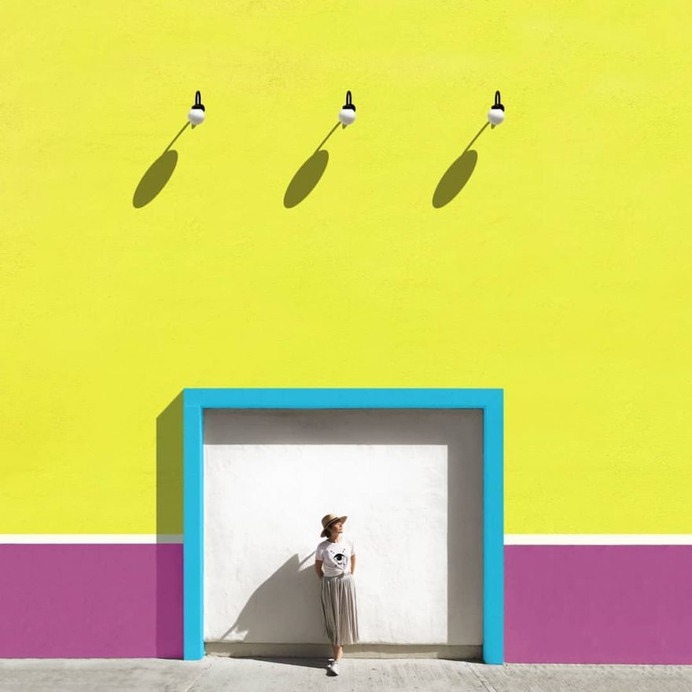 Colorful and Minimalist Urban Photography by Pascal Krumm
