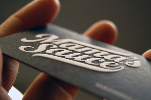 Blog « Mama's Sauce #sauce #business #card #letterpress #mamas