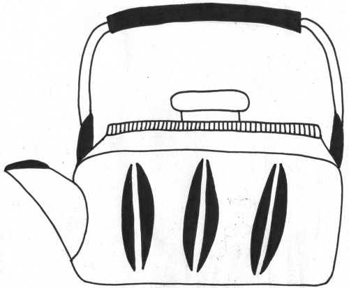 Kettle #illustration #drawing #kettle #tea #kitchen