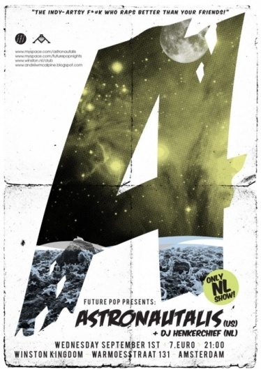 Andrew McAlpine ///// Graphic Design //////// #astronautalis #space