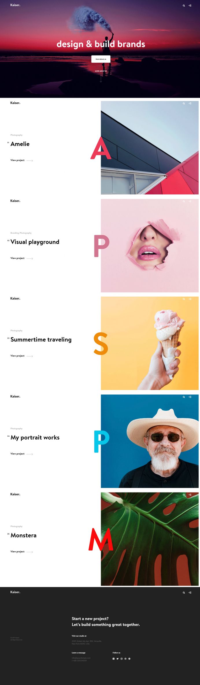 Kaiser – A Creative Portfolio
