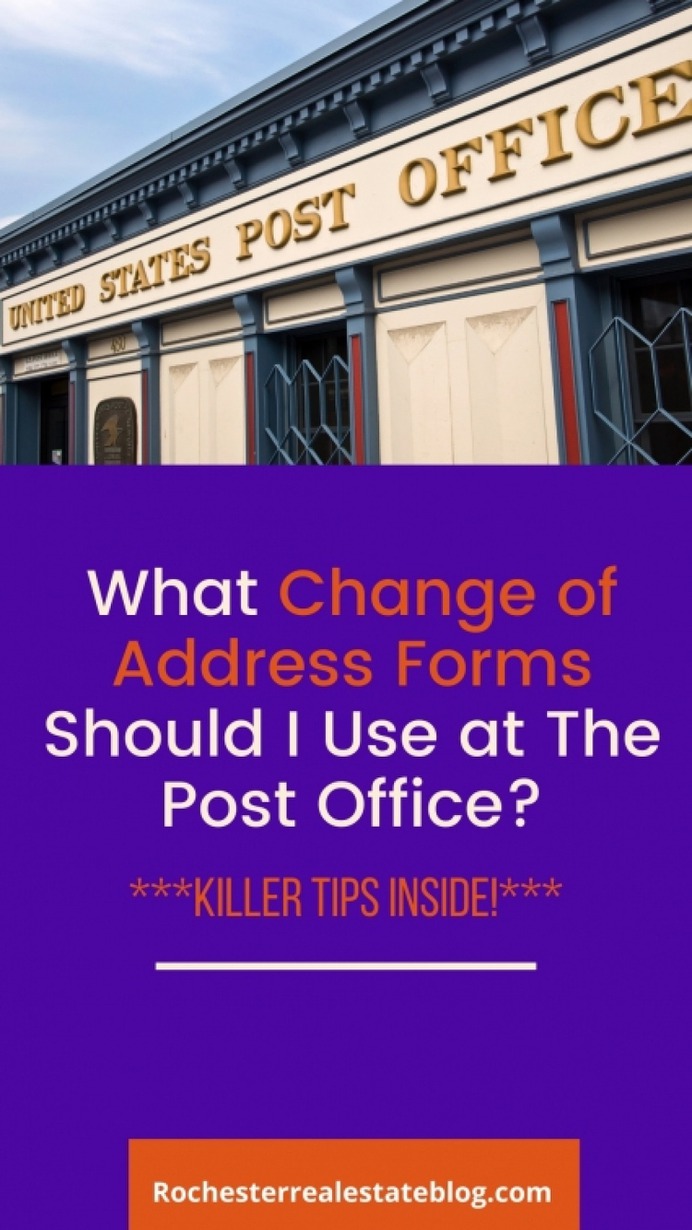 What Address Change Forms Should Be Used When Moving Infographic