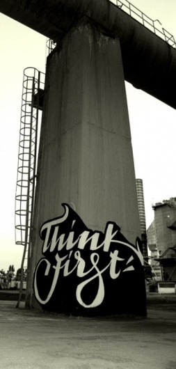 Tumblr #urban #graffiti #art #bridge #typography