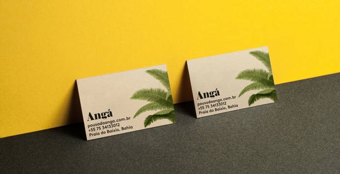 Anga branding corporate design inspiration www.mindsparklemag.com business card