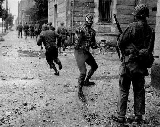 Super Hero | Fubiz™ #man #wwii #spider