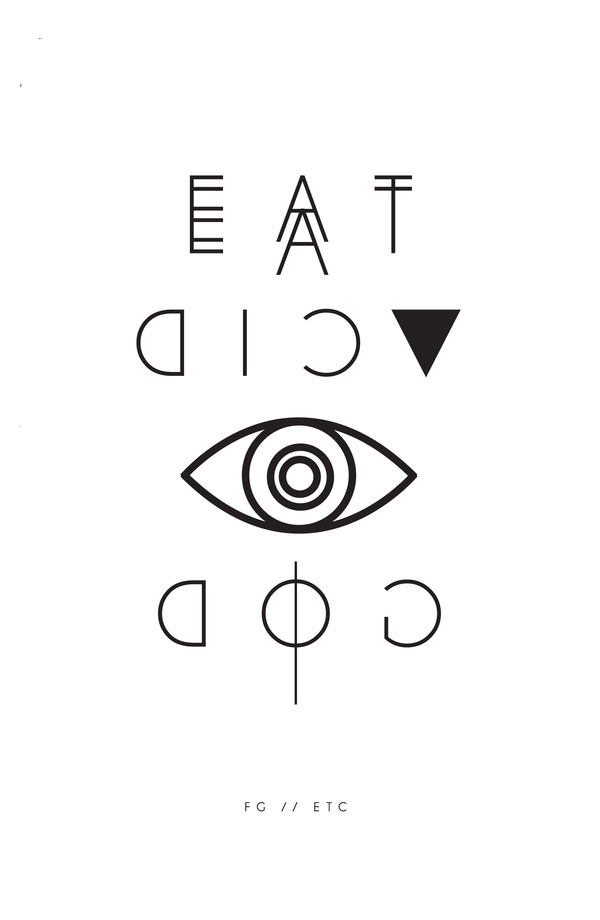 See Gott #flevo #rosco #designer #gods #design #graphic #acid #eye #poster #false #fashion #german #typography