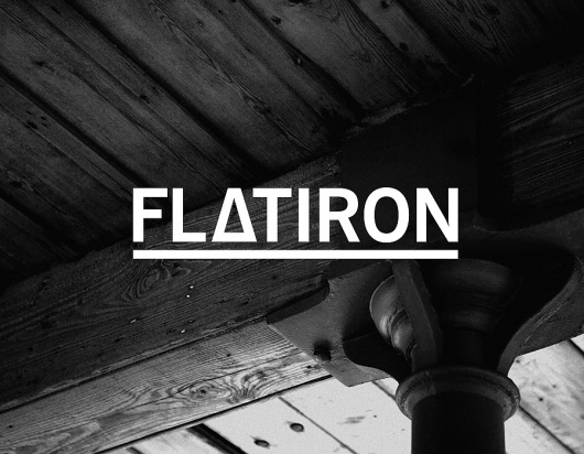 Flatiron : i like blue #logo #identity #branding