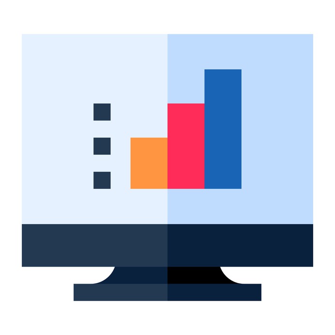 See more icon inspiration related to graph, business and finance, bar chart, stats, statistics, business, screen, graphic, monitor, technology and computer on Flaticon.
