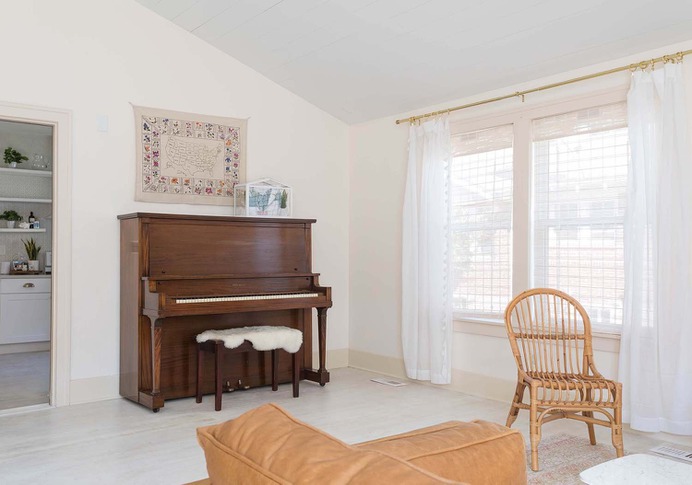 Holiday House Living Room Before & After - A Beautiful Mess