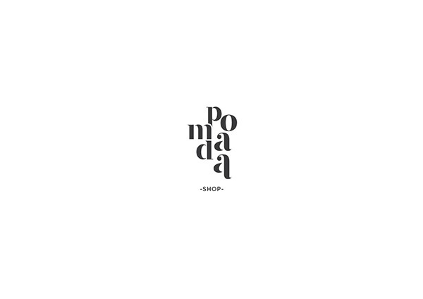 Pomada on Behance #fashion #logo #pomada