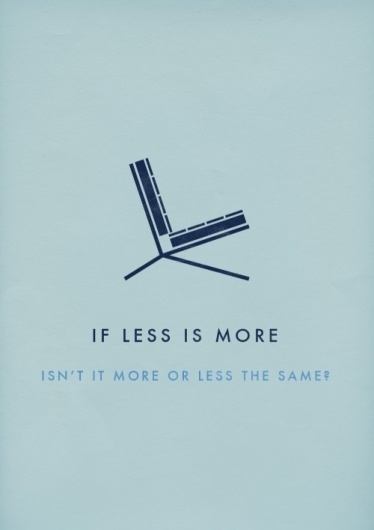 Adapt #less #more #chair #is #minimal #barcelona