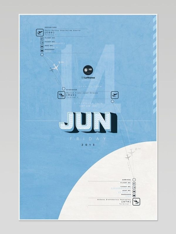 Airport Project - Nicolas Cremmydas #travel #projecttraveltripplaneposter #illustration #plane #poster #airport