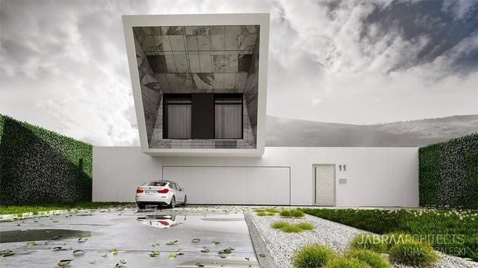 SkyFall House by JABRAARCHITECTS Tomasz Zaleski #ideas #architecture
