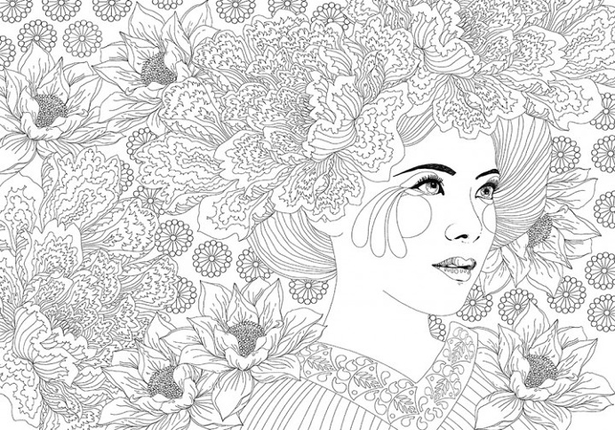 Anne Cresci + Coloring book