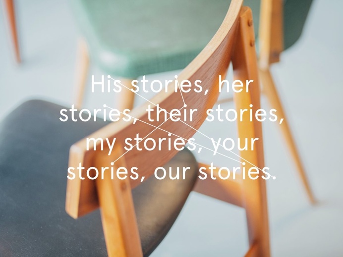 Typography for Stories café #typography #stories #layout #pastel #scandinavian #branding #identity #interior