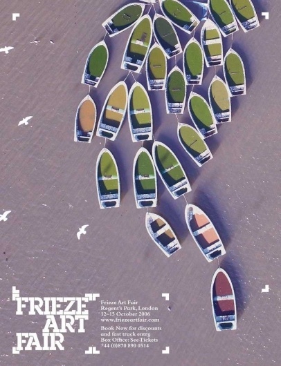Frieze Art Fair advert by GTF #advert #design #graphic