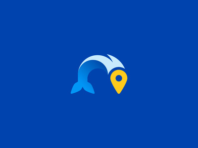 #tsanev #logo #design #fish #identity #pin #location