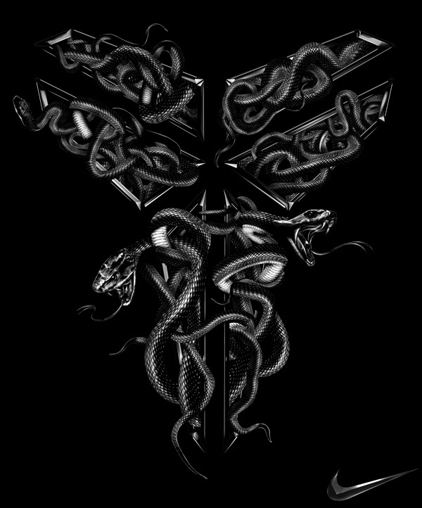 Kobe Sheath Kent Floris Illustration #nike #koe #snakes