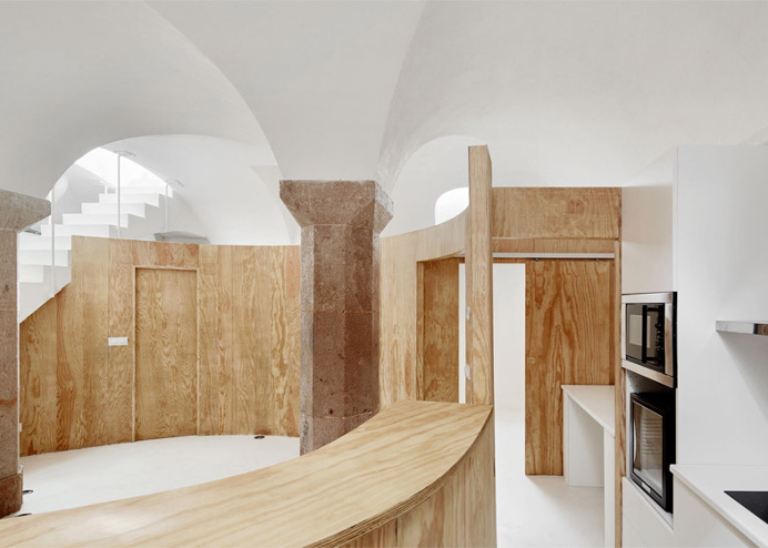 Vaulted basemen apartment Barcelona | Raul Sanchez