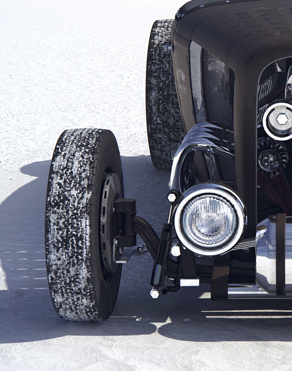 The Bonneville Salt Flat on the Behance Network #render #bonneville #cars #car