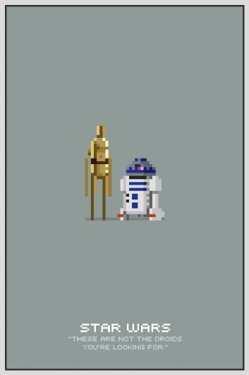 Star Wars Pixel Posters #wars #star
