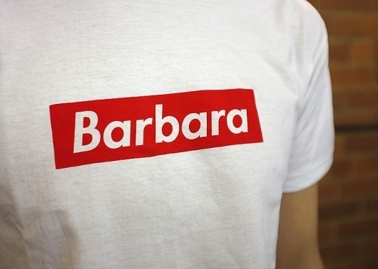 barbara kruger supreme tee