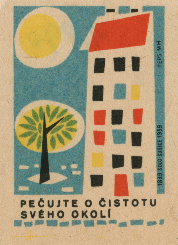 Flickr Photo Download: czechoslovakian matchbox label #illustration