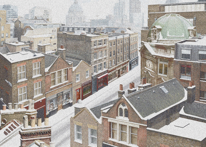 Snowscapes: Animated Gif Photographs by Nick Sellek
