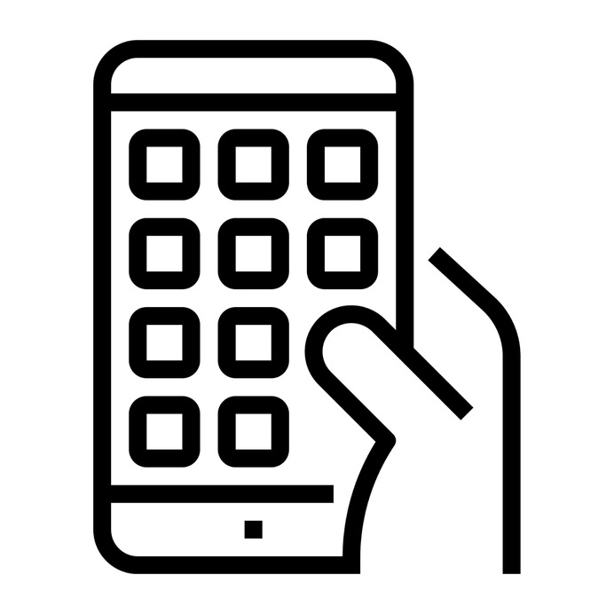 See more icon inspiration related to app, hand, ui, mobile app, app development, hands and gestures, touch screen, electronics, mobile phone, communications, smartphone, cellphone and technology on Flaticon.
