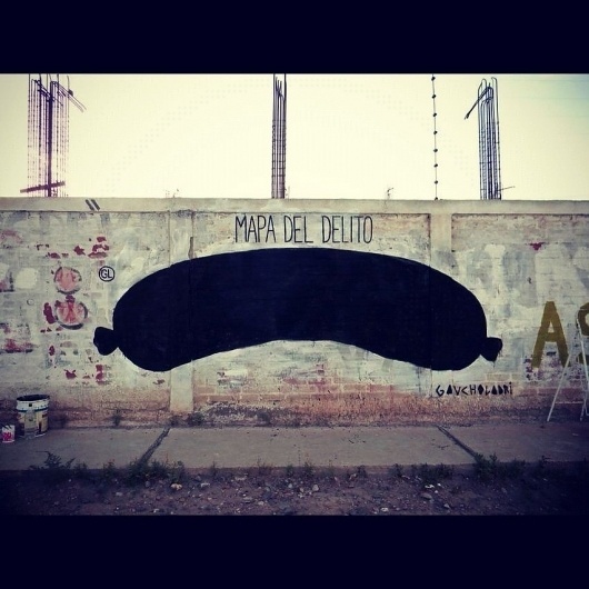 All sizes | MAPA DEL DELITO | Flickr - Photo Sharing! #graffiti #argentina #gaucholadri #streetart