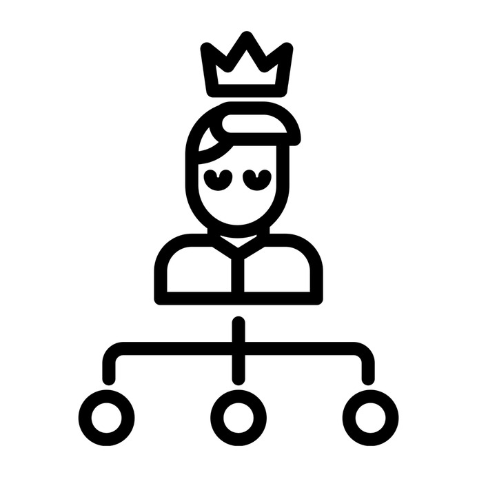 See more icon inspiration related to boss, business and finance, hierarchical structure, structure, team, group, networking, business and people on Flaticon.