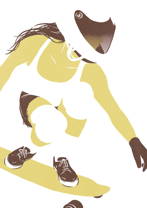 Roller derby series by Saint Kilda #lola #kilda #girls #beltrn #illustration #skate #saint #poster