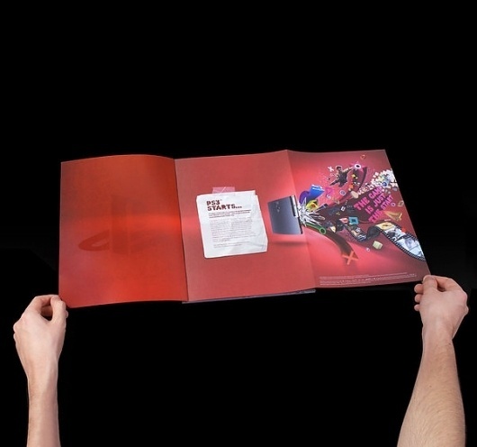 SONY - PLAYSTATION MEDIA KIT on the Behance Network #branding #print #design #book #illustration #sony #special #finishes