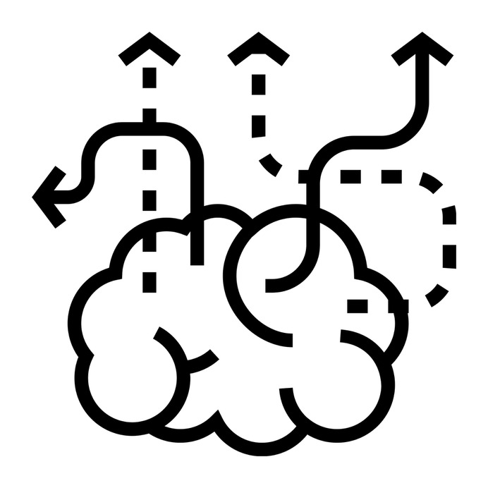 See more icon inspiration related to think, idea, brainstorm, strategy, creativity, brainstorming, business, business and finance and interface on Flaticon.