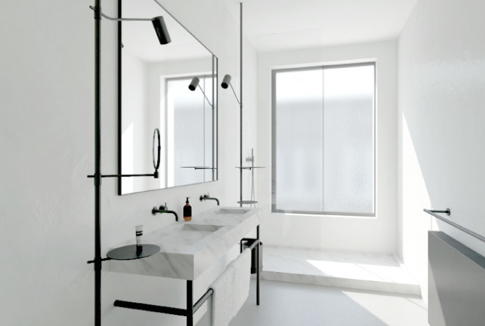 OT Apartment by Marc Merckx. #bathroom #minimal #marcmerckx