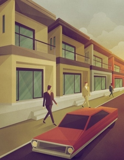 Geometric Illustration by Justin Mezzell #illustration