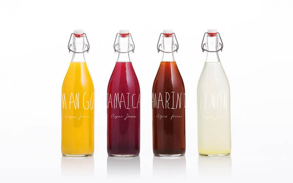 Santa Cruz Mexican BBQ Restaurant Bottle Design by Anagrama #design #branding #typography