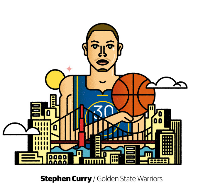 Steph Curry by @njuste